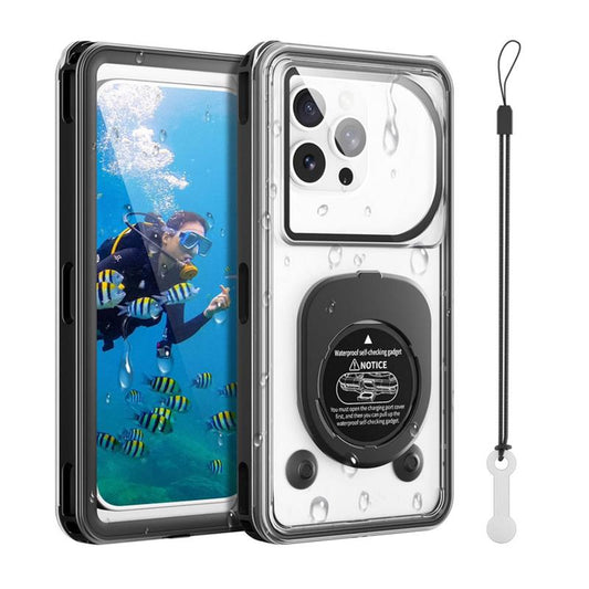 Ultimate Waterproof Phone Case for Snorkeling & Beach Adventures – IPX8 Diving Case for iPhone 16 Pro Max/15 & Galaxy S24 with 360° Full Body Protection