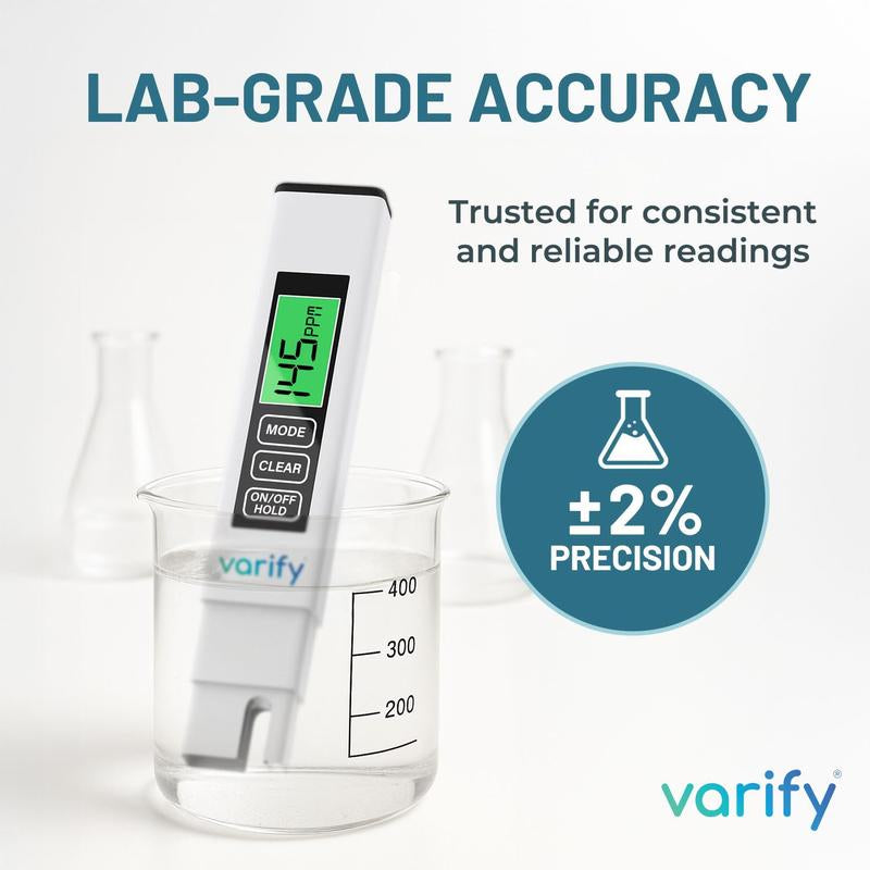 Discover the Ultimate 4-In-1 TDS Meter! Get Accurate Water Quality Readings for Drinking, Aquariums, and Pools - Perfect for Everyone!