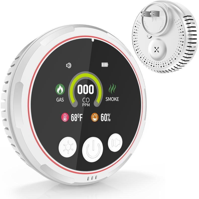 Stay Safe Anywhere! 🌍🔥 5-in-1 CO, Smoke & Gas Leak Detector - Portable & Reliable for Home, RV & Travel! 🏕️🔋 #SafetyFirst #TravelSmart