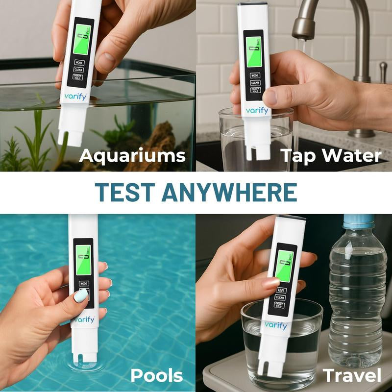 Discover the Ultimate 4-In-1 TDS Meter! Get Accurate Water Quality Readings for Drinking, Aquariums, and Pools - Perfect for Everyone!
