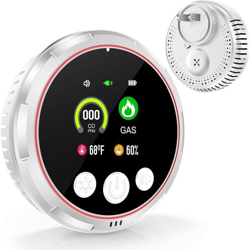 Stay Safe Anywhere! 🌍🔥 5-in-1 CO, Smoke & Gas Leak Detector - Portable & Reliable for Home, RV & Travel! 🏕️🔋 #SafetyFirst #TravelSmart