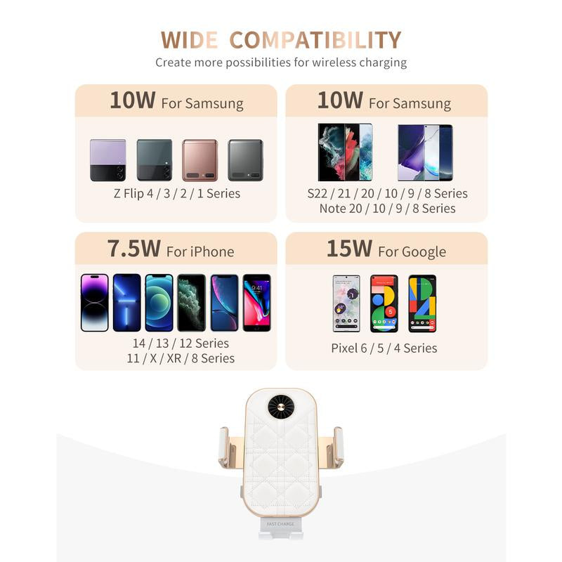 Ultimate Car Wireless Charging Phone Holder - Fast & Convenient Cell Phone Charger