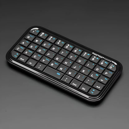 Mini Rechargeable Type-C Bluetooth 3.0 Keyboard Slim Wireless Pocket Keypad Portable 49 Keys Keyboard for Tablets Smartphones