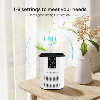 2-Pack Cobectal HEPA Air Purifiers - Portable H13 True HEPA Filters, Sleep Mode & Timer for Home, Office, and Pet Odor Elimination