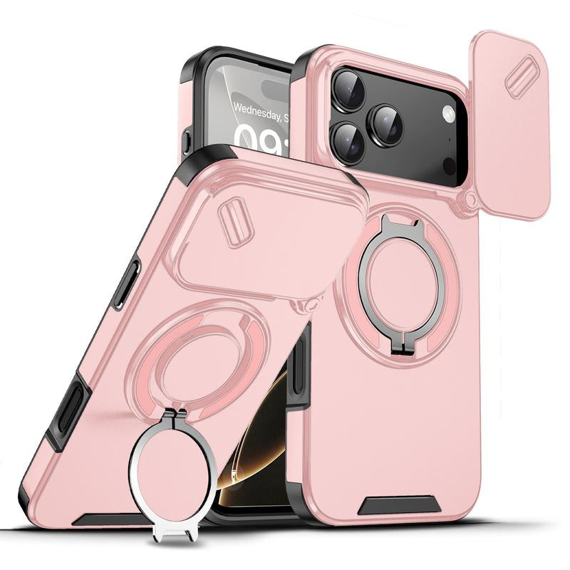 Drop-Proof Magnetic Phone Case Cover for Iphone with Built-In Stand