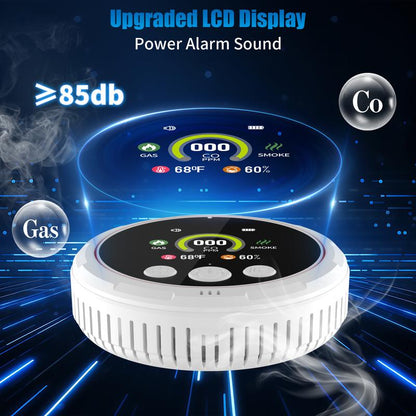 Stay Safe Anywhere! 🌍🔥 5-in-1 CO, Smoke & Gas Leak Detector - Portable & Reliable for Home, RV & Travel! 🏕️🔋 #SafetyFirst #TravelSmart